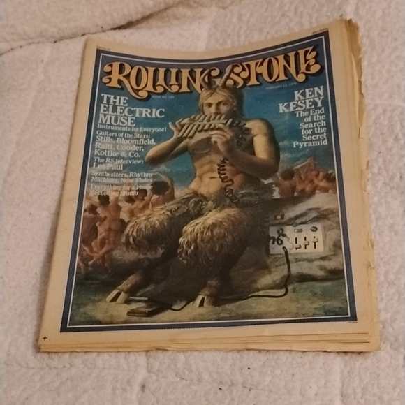 Vintage Rolling Stone Magazine 180 Feb 1975 Ken Kesey - Picture 1 of 5